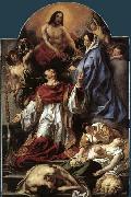 St Charles Cares for the Plague Victims  of Milan, Jacob Jordaens